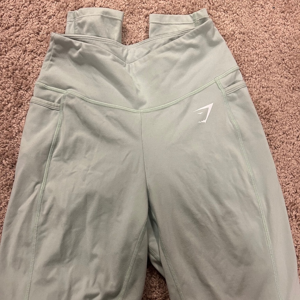 Light Green Gymshark Leggings